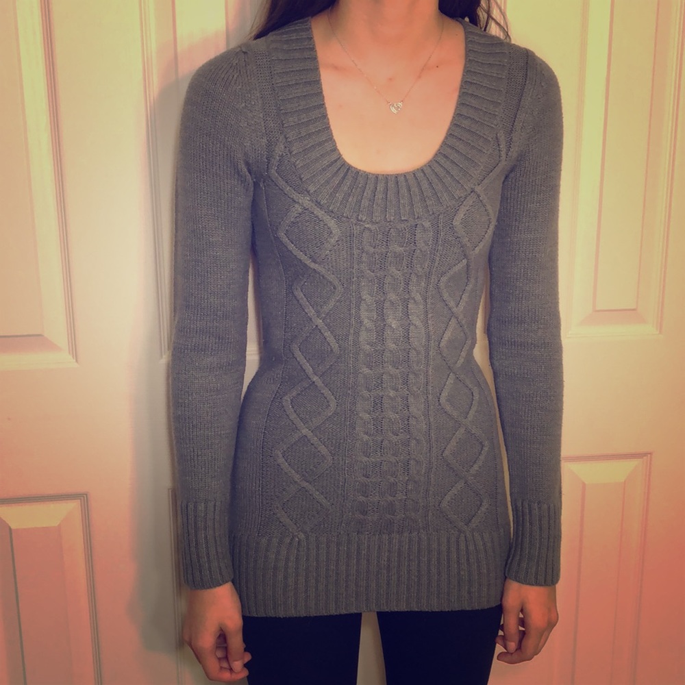 Charlotte Russe Long Sleeve Knit Sweater